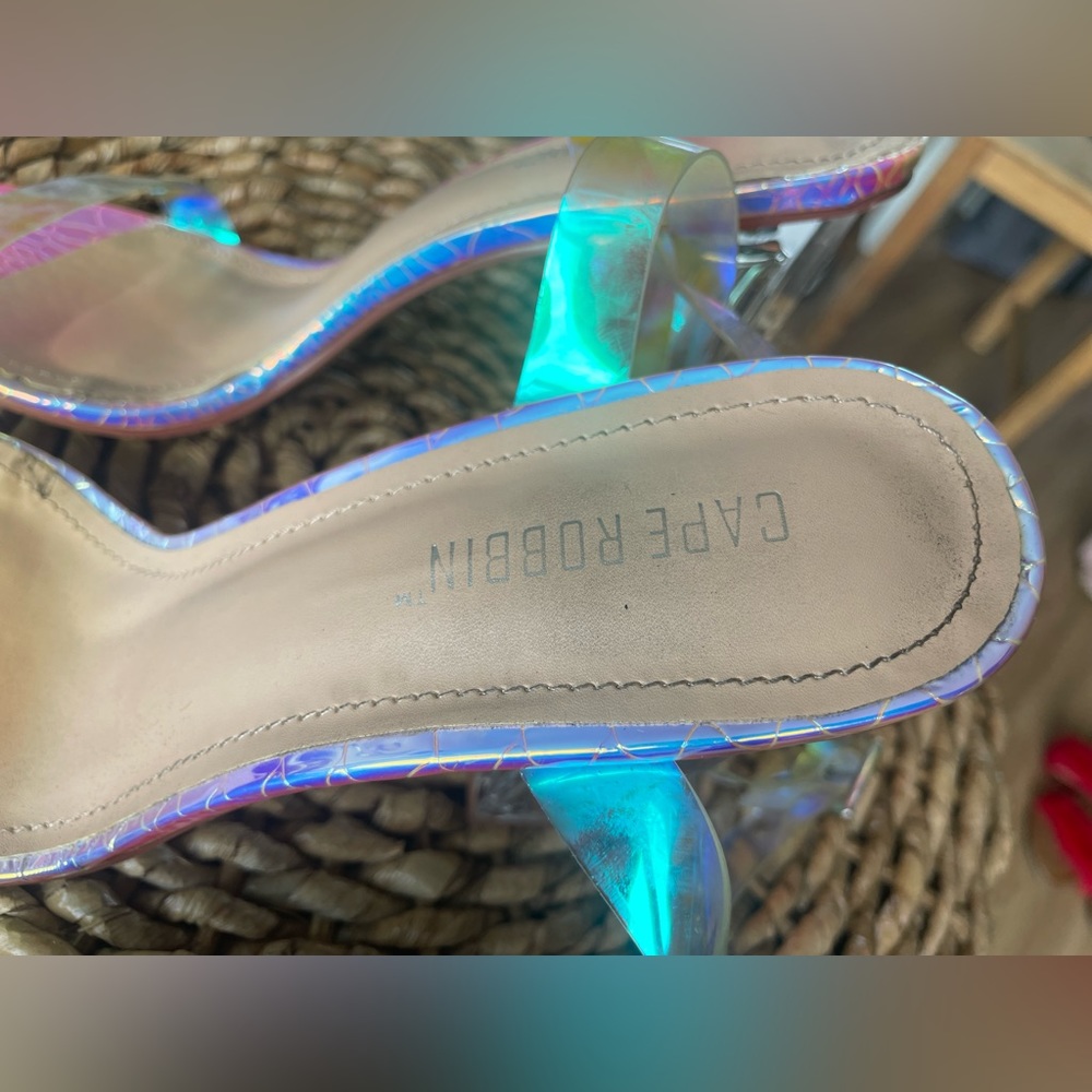 Cape Robbin Iridescent Strap Heels - Picture 15 of 16